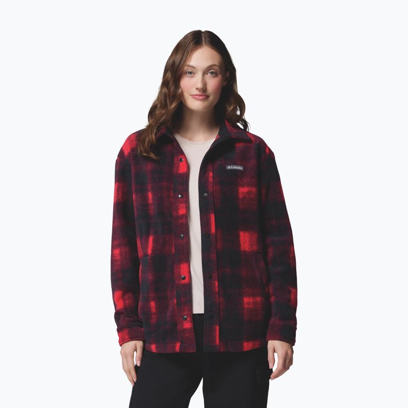 Camicia da donna Columbia Benton Springs mountain red ombre tonal 6