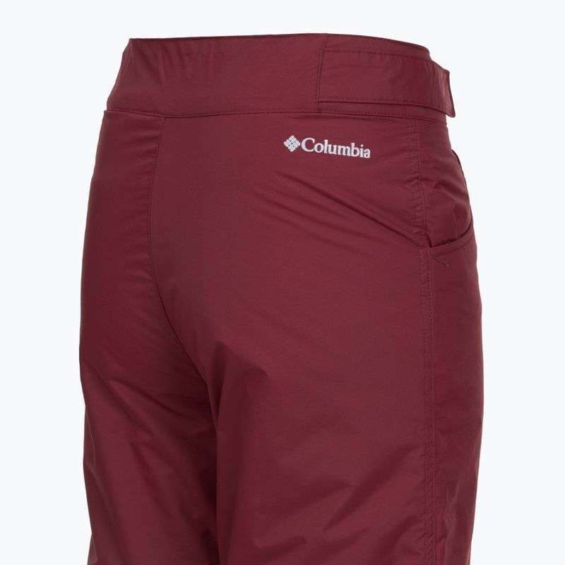 Pantaloni da sci per bambini Columbia Starchaser Peak III Rich Wine 4