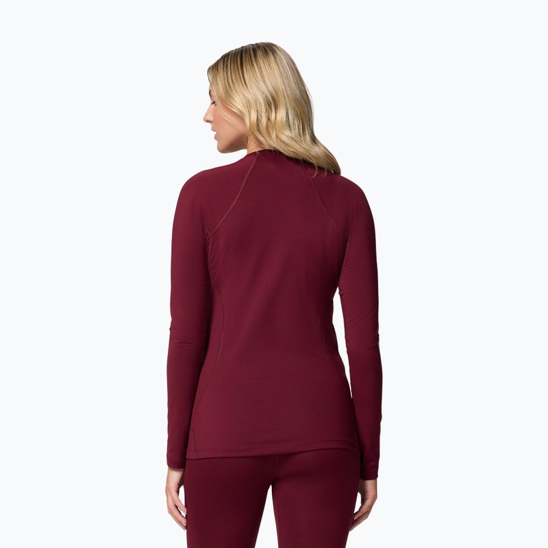 Maglia da trekking a manica lunga donna Columbia Midweight Stretch rich wine 3