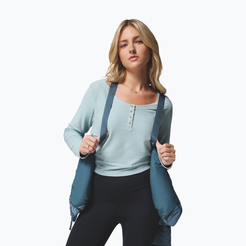 Piumino da donna Columbia Amaze Puff Hooded everblue high shine 10