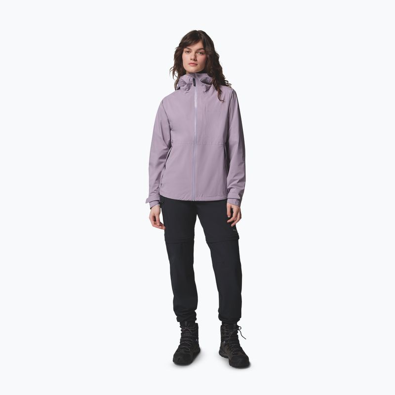 Giacca impermeabile donna Columbia OmniTech AmpliDry II shale purple 2