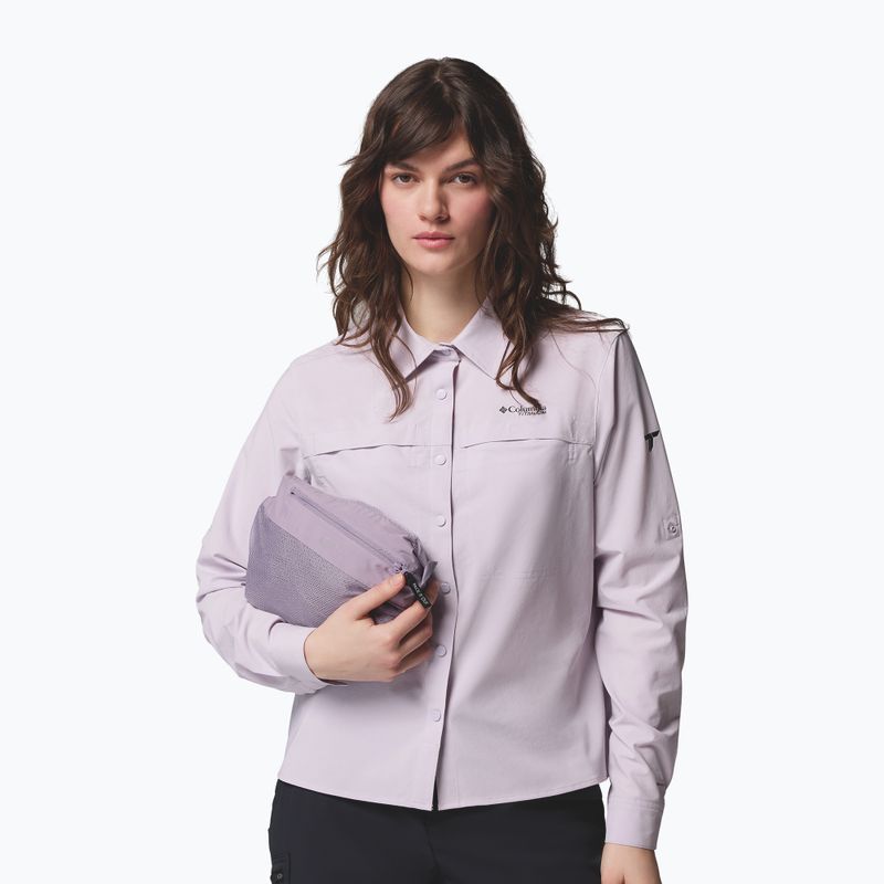Giacca impermeabile donna Columbia OmniTech AmpliDry II shale purple 13