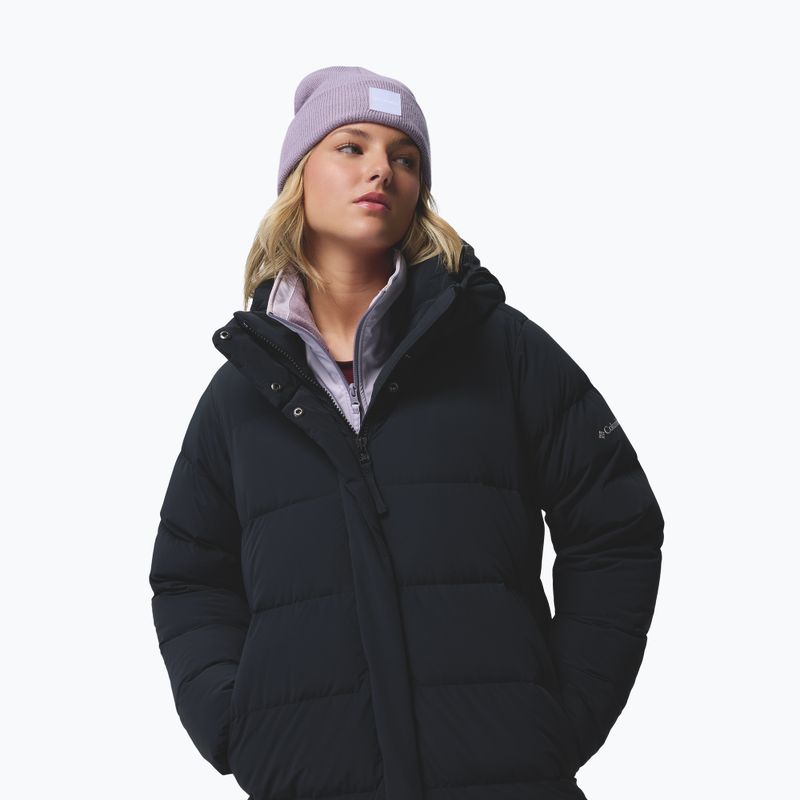 Piumino lungo donna Columbia Amaze Puff Long Hooded black 7