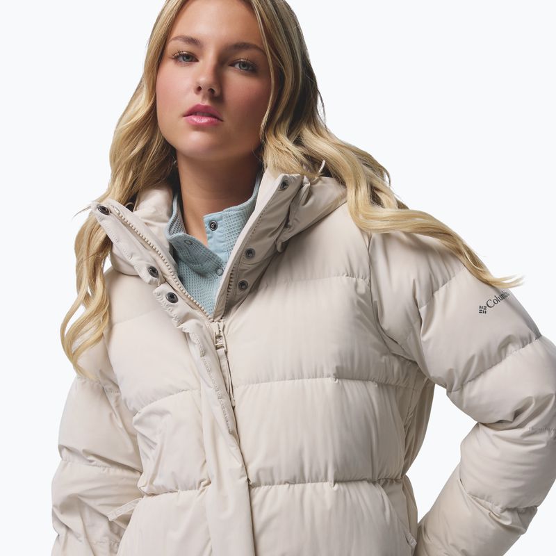 Piumino donna Columbia Amaze Puff Long Hooded dark stone 9