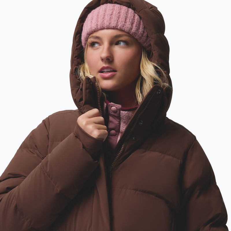 Piumino da donna Columbia Amaze Puff Long Hooded tobacco 9