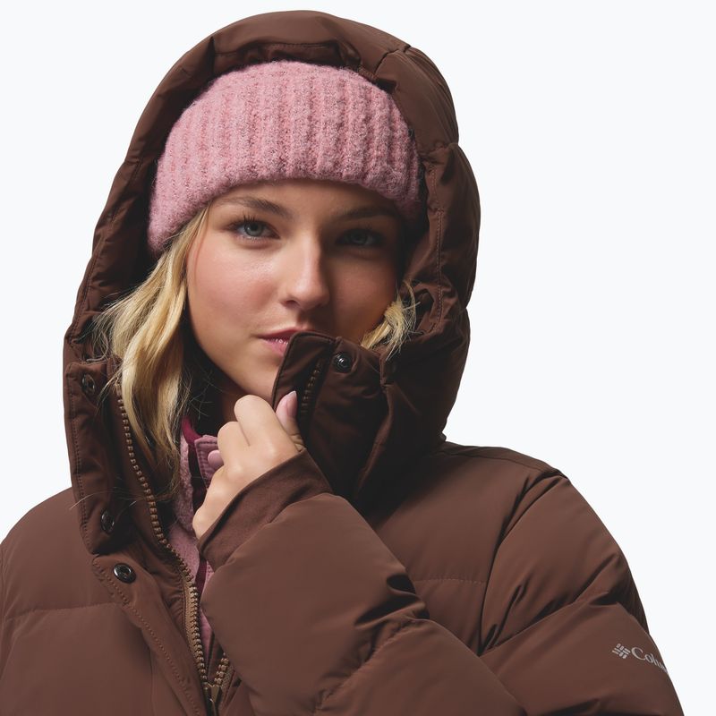 Piumino da donna Columbia Amaze Puff Long Hooded tobacco 11