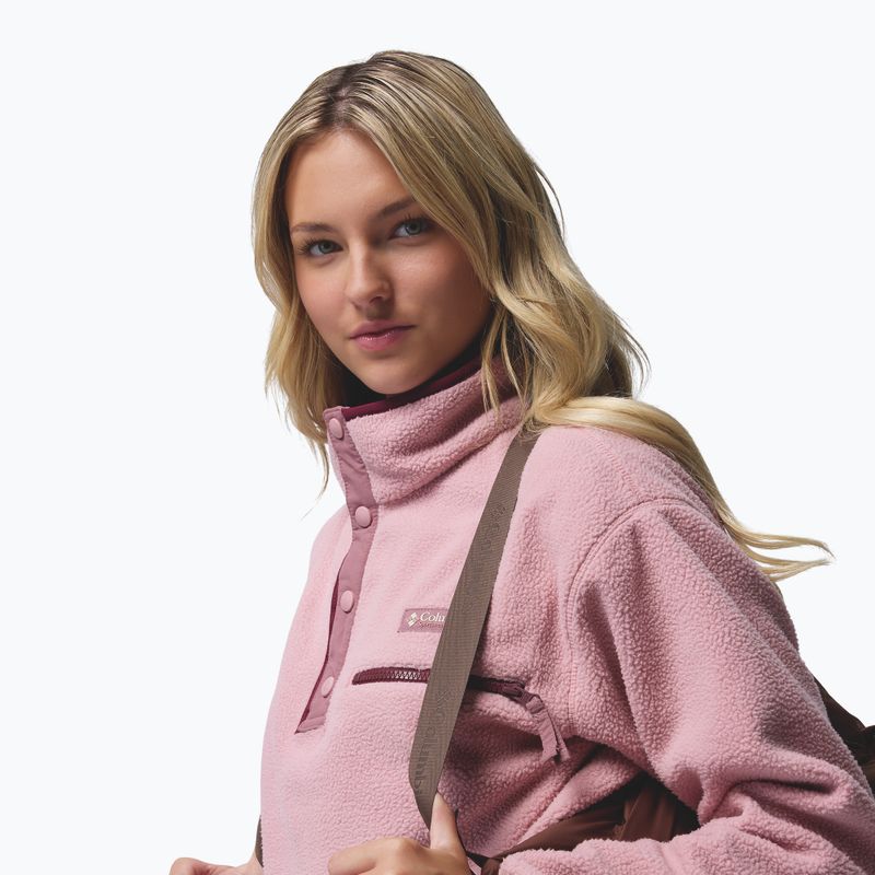 Piumino da donna Columbia Amaze Puff Long Hooded tobacco 20