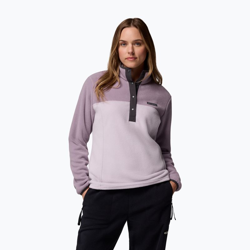 Felpa donna Columbia Benton Springs 1/2 Snap lavender pearl/shale purple/shark