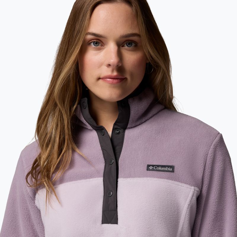Felpa donna Columbia Benton Springs 1/2 Snap lavender pearl/shale purple/shark 5