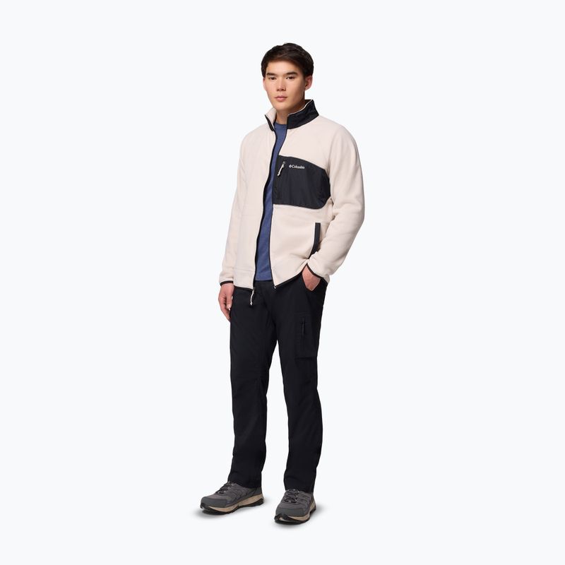 Felpa in pile da uomo Columbia Fast Trek Overlay Full Zip dark stone/black 2