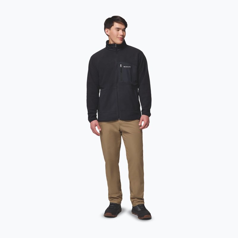 Felpa in pile da uomo Columbia Fast Trek Overlay Full Zip black 2