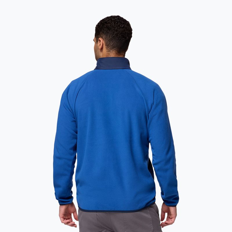 Felpa in pile da uomo Columbia Fast Trek Overlay Full Zip mt blue/coll navy 3