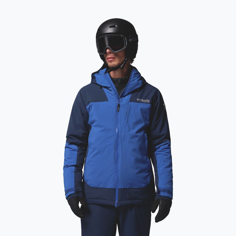 Giacca da sci uomo Columbia Cirque Bowl collegiate navy/mountain blue