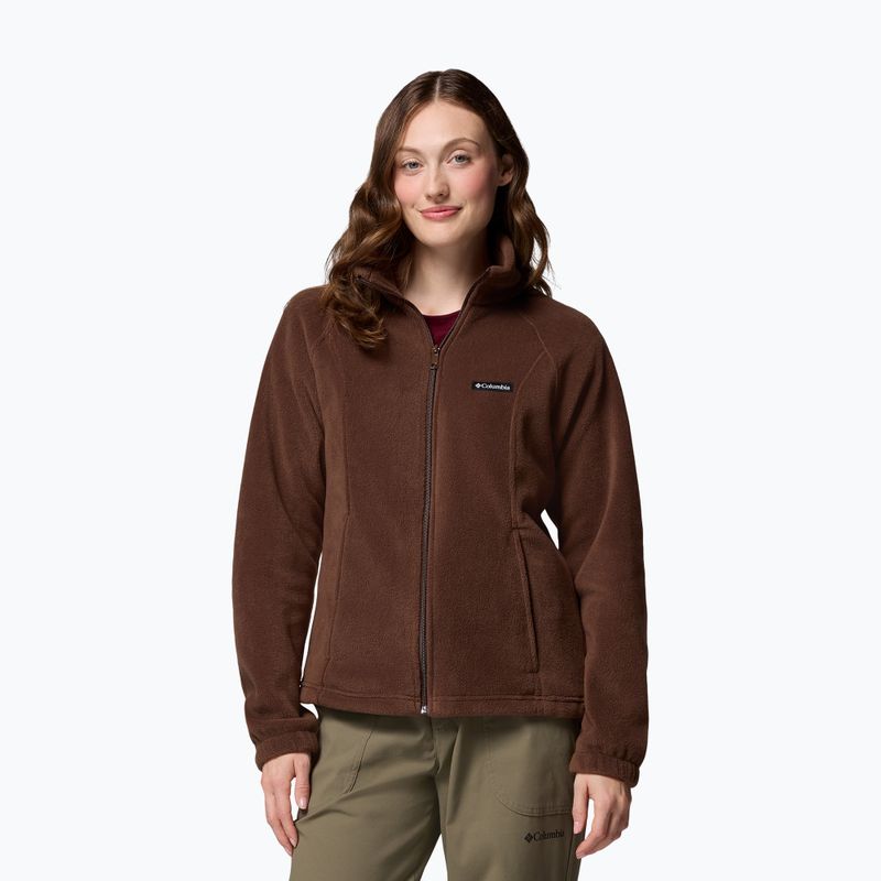Felpa donna Columbia Benton Springs Full Zip tobacco