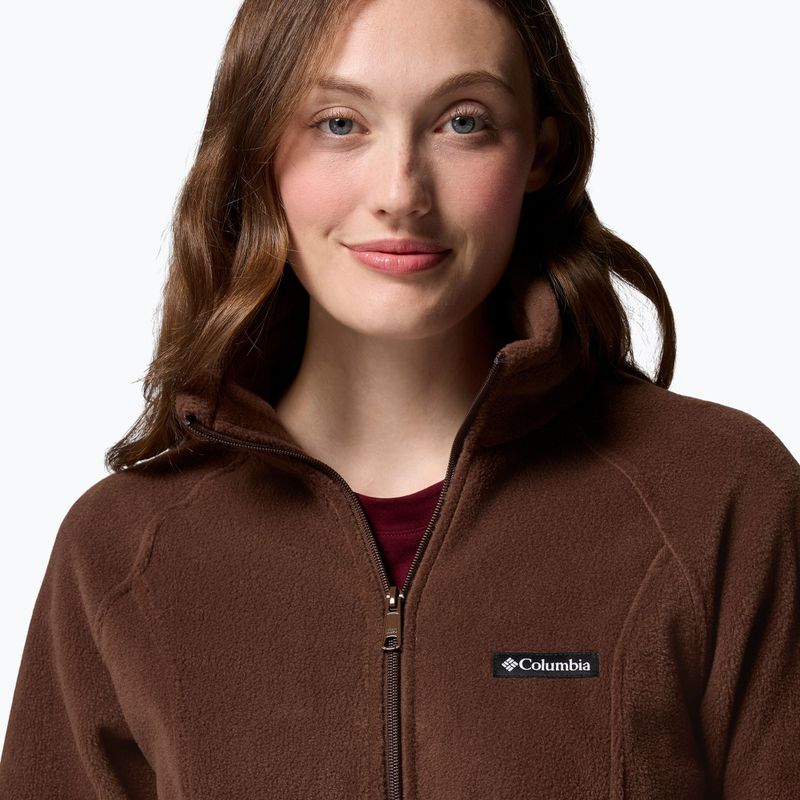 Felpa donna Columbia Benton Springs Full Zip tobacco 6