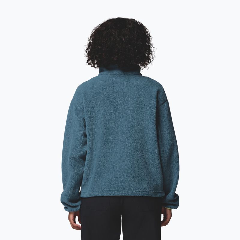 Pile da donna Columbia Helvetia II Cropped Half Snap Fleece everblue/crushed blue/citron haze 3