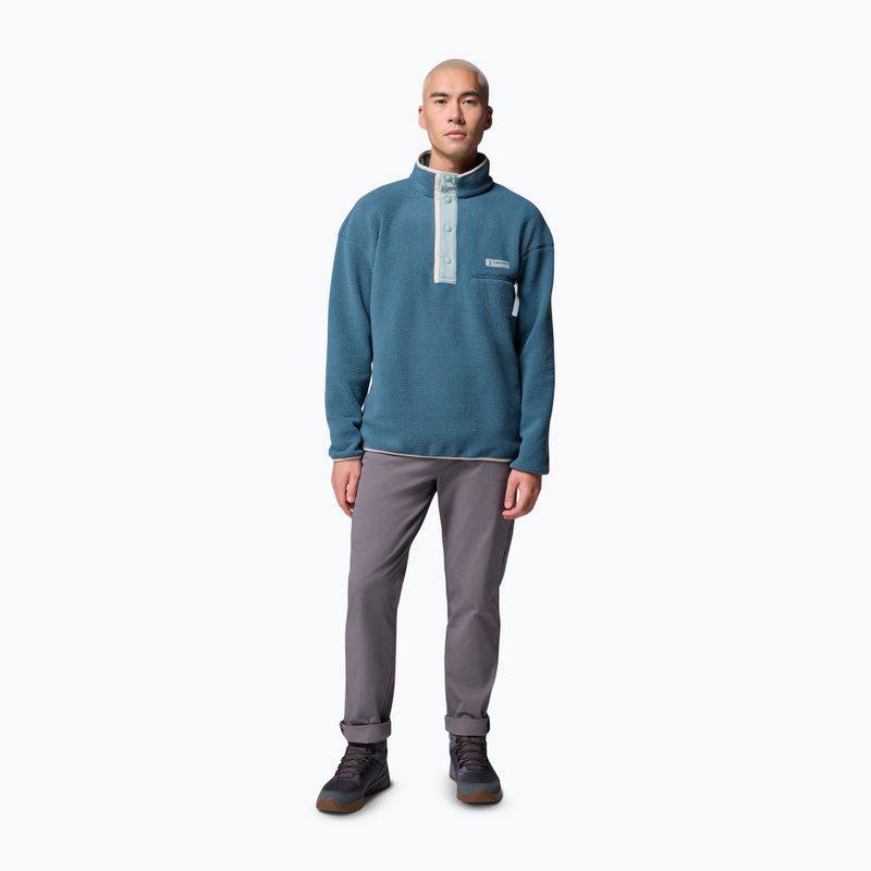 Felpa in pile da uomo Columbia Helvetia II Half Snap Fleece everblue 2