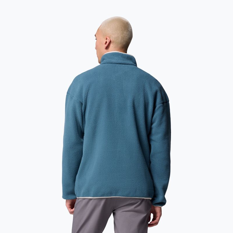 Felpa in pile da uomo Columbia Helvetia II Half Snap Fleece everblue 3