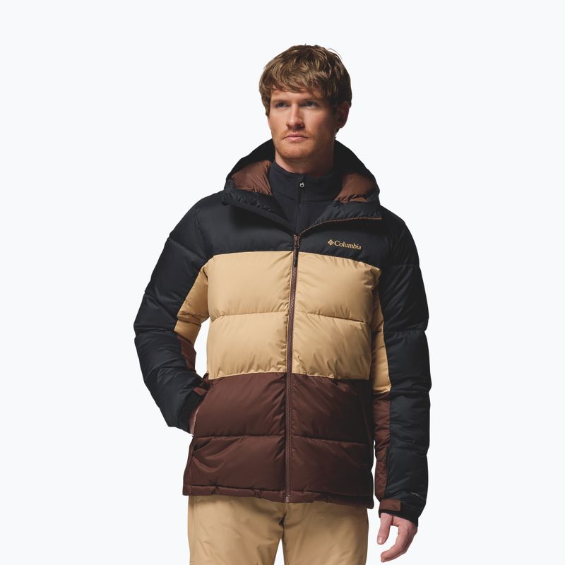 Giacca da sci uomo Columbia Slope Style black/canoe/tobacco