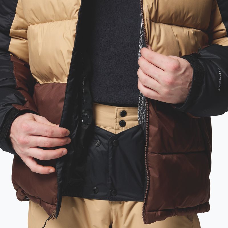 Giacca da sci uomo Columbia Slope Style black/canoe/tobacco 11