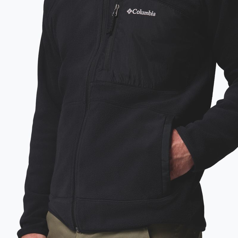 Felpa uomo Columbia Fast Trek Overlay Hooded black 7