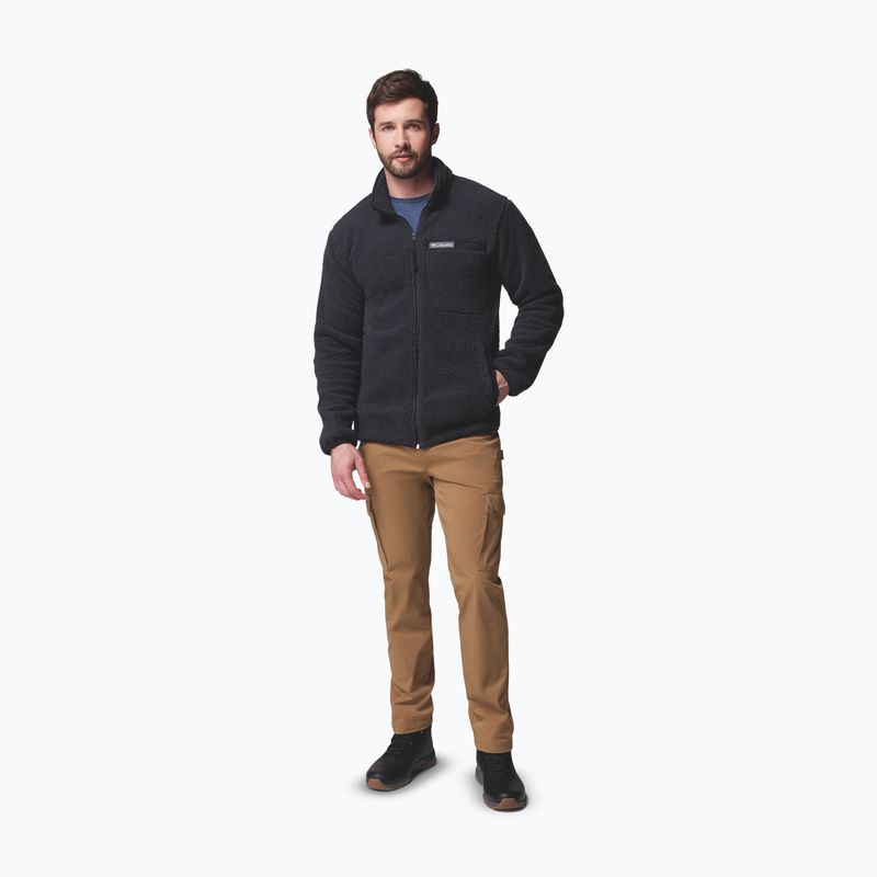 Felpa uomo Columbia Rugged Ridge High Pile Full Zip black 2