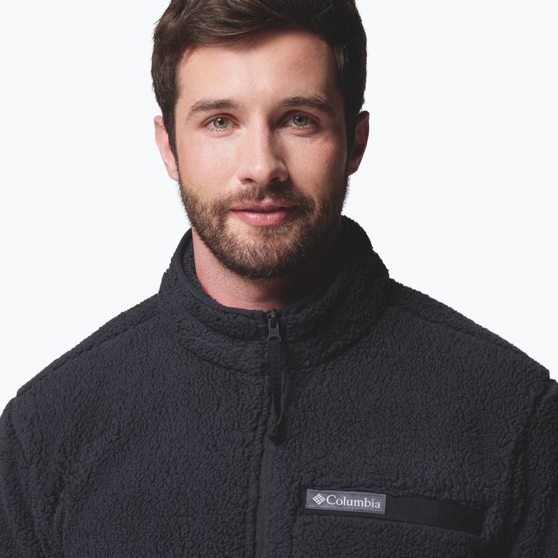 Felpa uomo Columbia Rugged Ridge High Pile Full Zip black 6