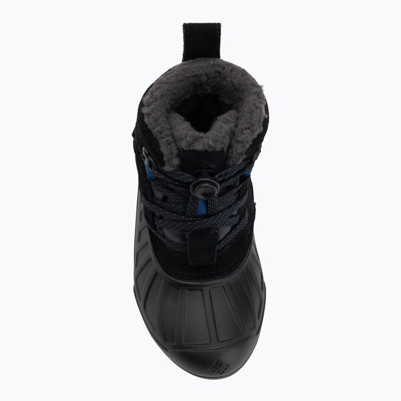Stivali da neve per bambini Columbia Youth Powderbug Alpine dark grey/mountain blue 5