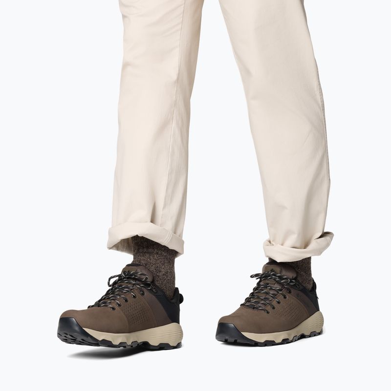 Scarpe da trekking uomo Columbia Newton Nimble Leather tundra/black 8