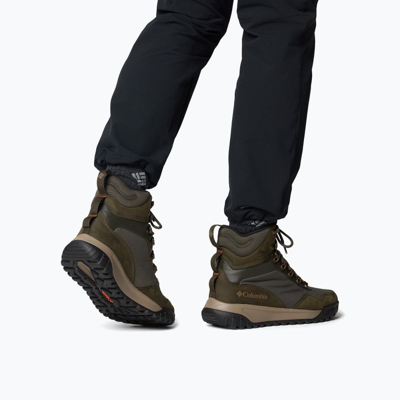 Scarpe da uomo Columbia Burnsider Omni-Heat Infinity deep olive/tangy orange 8