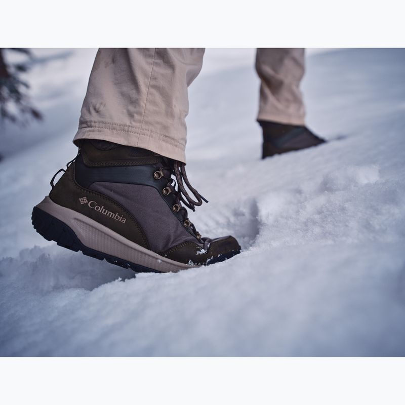 Scarpe da uomo Columbia Burnsider Omni-Heat Infinity deep olive/tangy orange 9