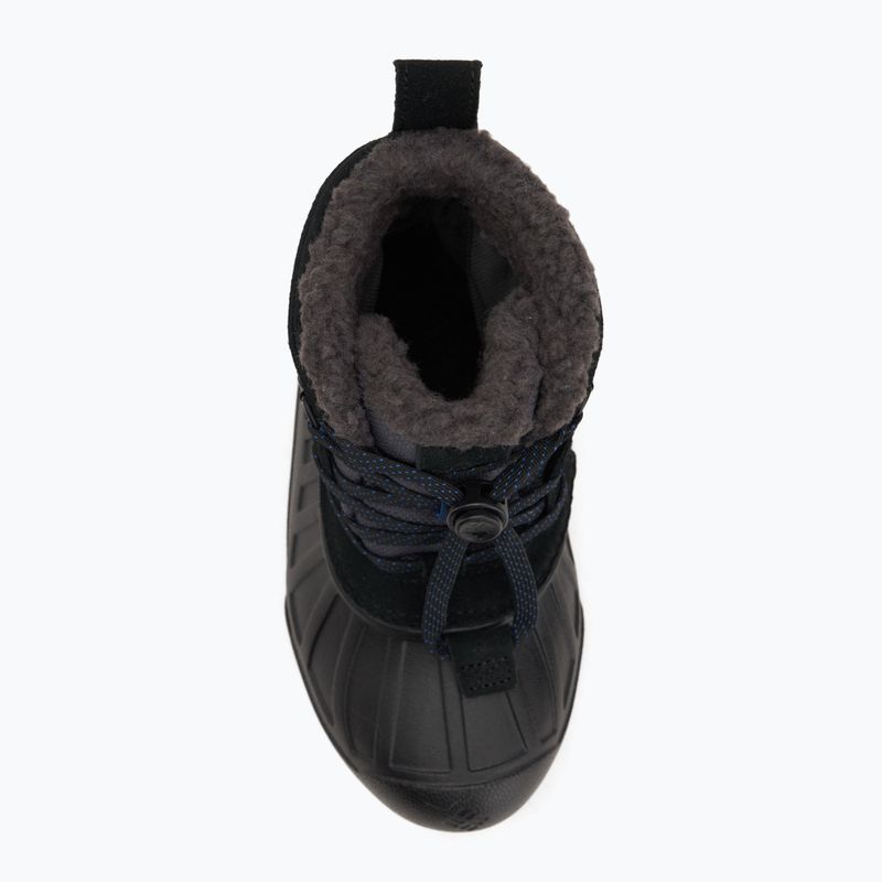 Stivali da neve per bambini Columbia Youth Powderbug Alpine dark grey/mountain blue 5