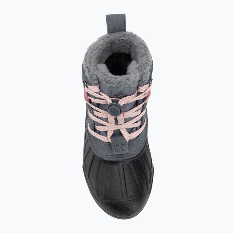 Doposci per bambini Columbia Youth Powderbug Alpine graphite/pink haze 5