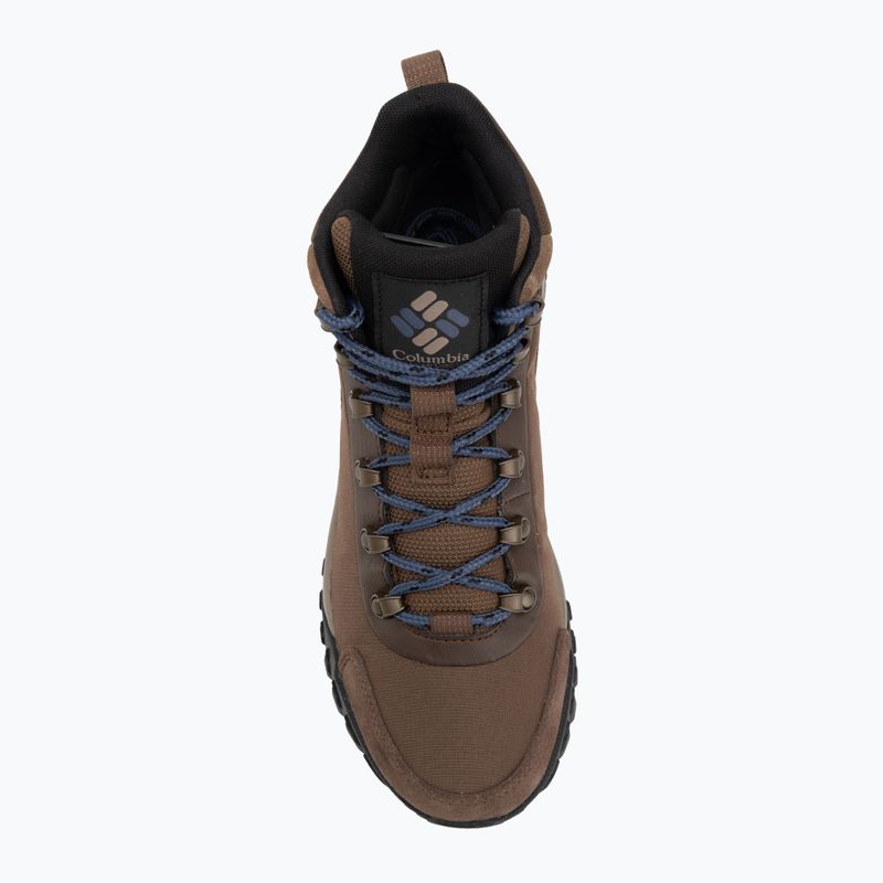 Scarpe da uomo Columbia Burnsider Waterproof dark brown/dark mountain 5