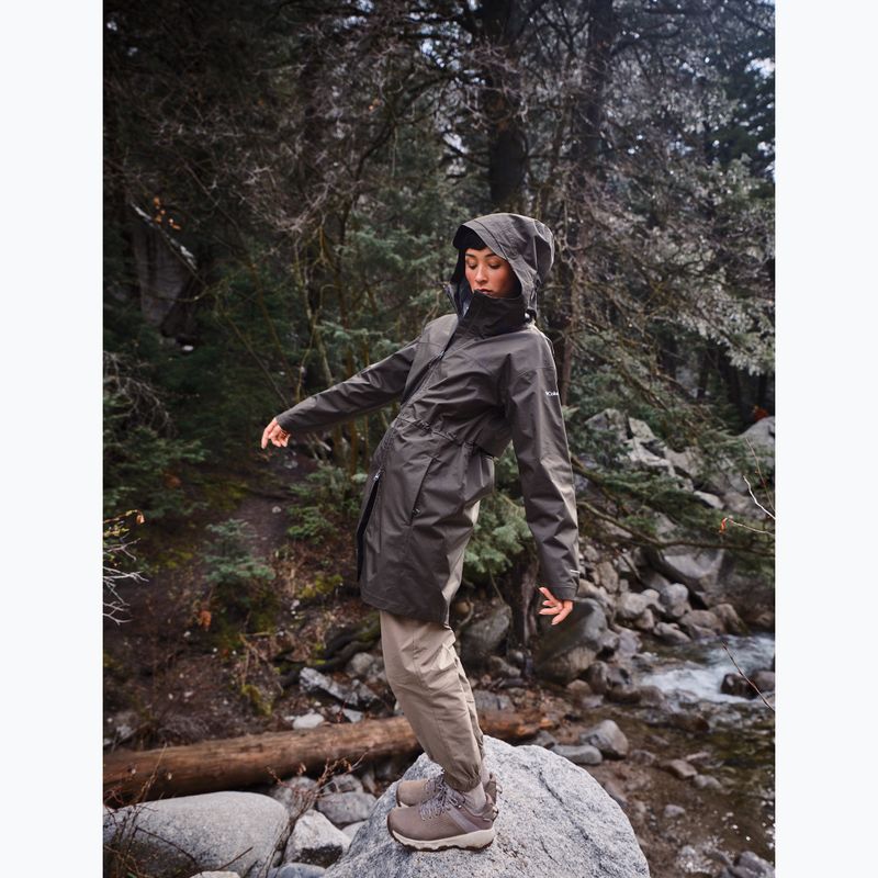 Scarpe da trekking donna Columbia Newton Nimble Leather kettle/cloud grey 11