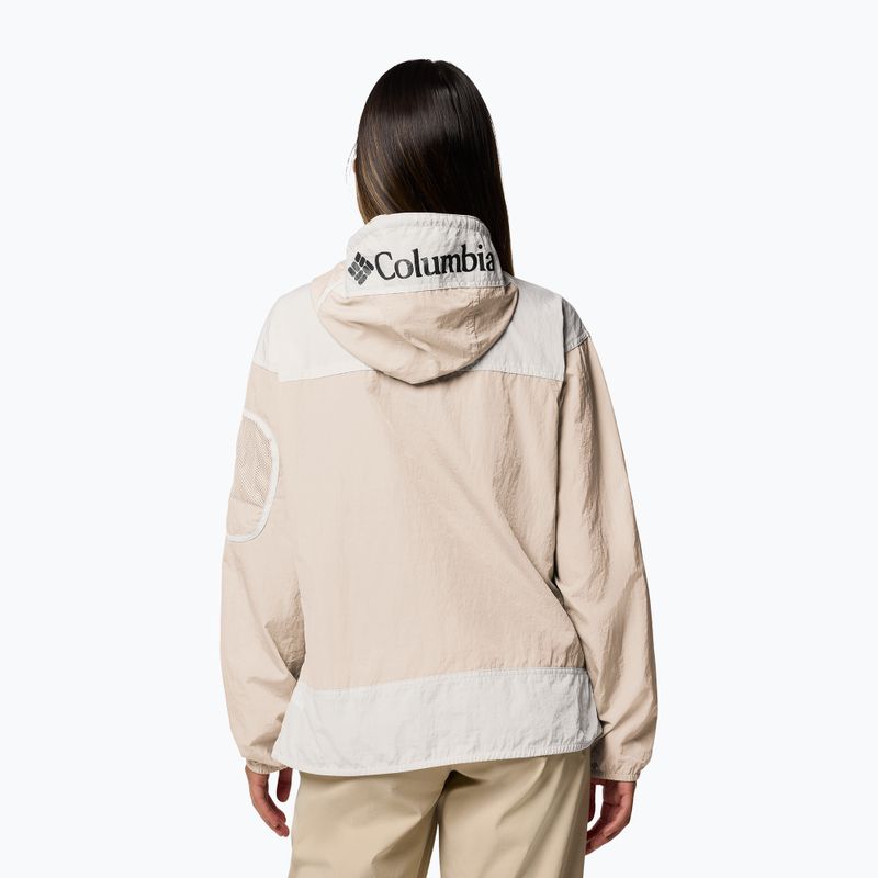 Giacca antivento da donna Columbia Challenger II Windbreaker dark stone/white 2