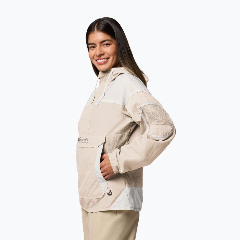 Giacca antivento da donna Columbia Challenger II Windbreaker dark stone/white 3