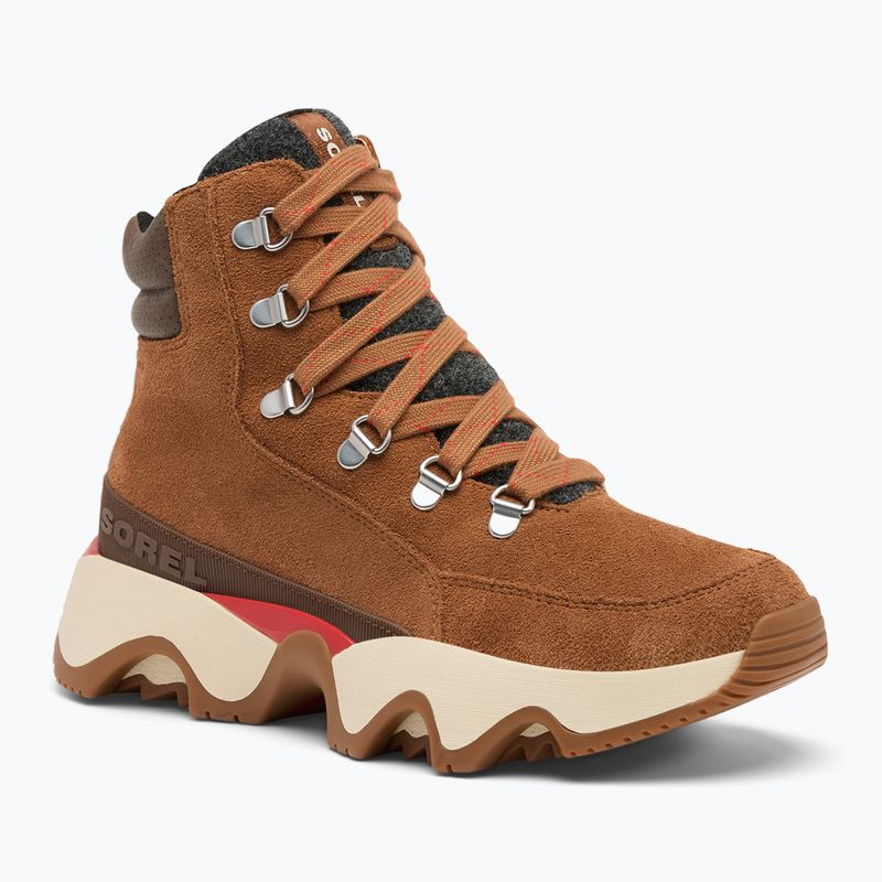 Stivali Sorel Kinetic Impact Conquest Plus da donna in velluto tan/tabacco 8