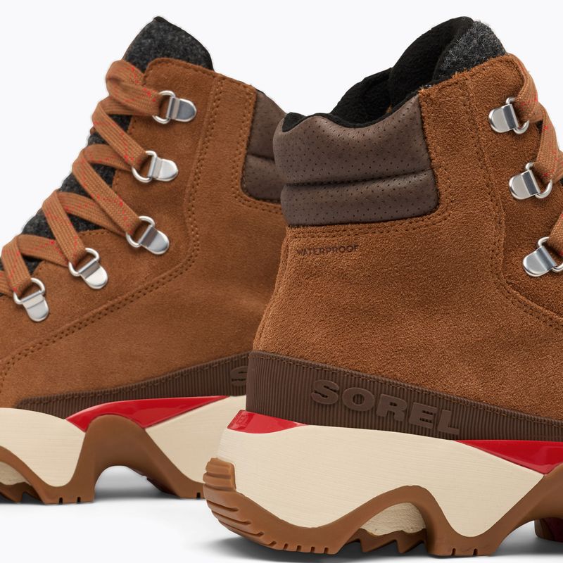 Stivali Sorel Kinetic Impact Conquest Plus da donna in velluto tan/tabacco 17