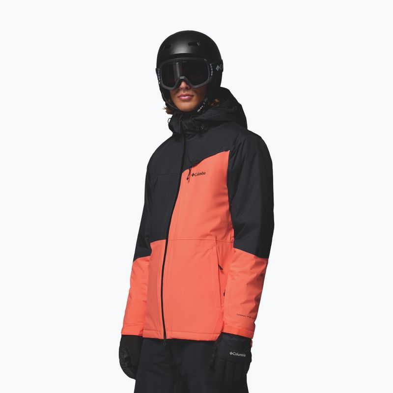 Giacca da sci uomo Columbia Iceberg Point II zing/black 4