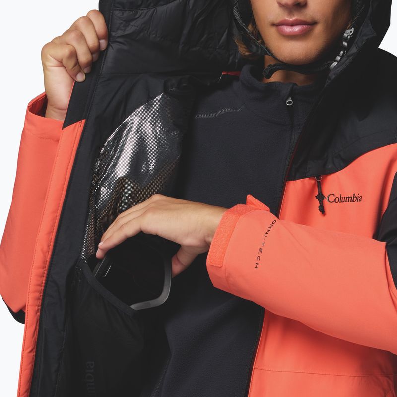 Giacca da sci uomo Columbia Iceberg Point II zing/black 10