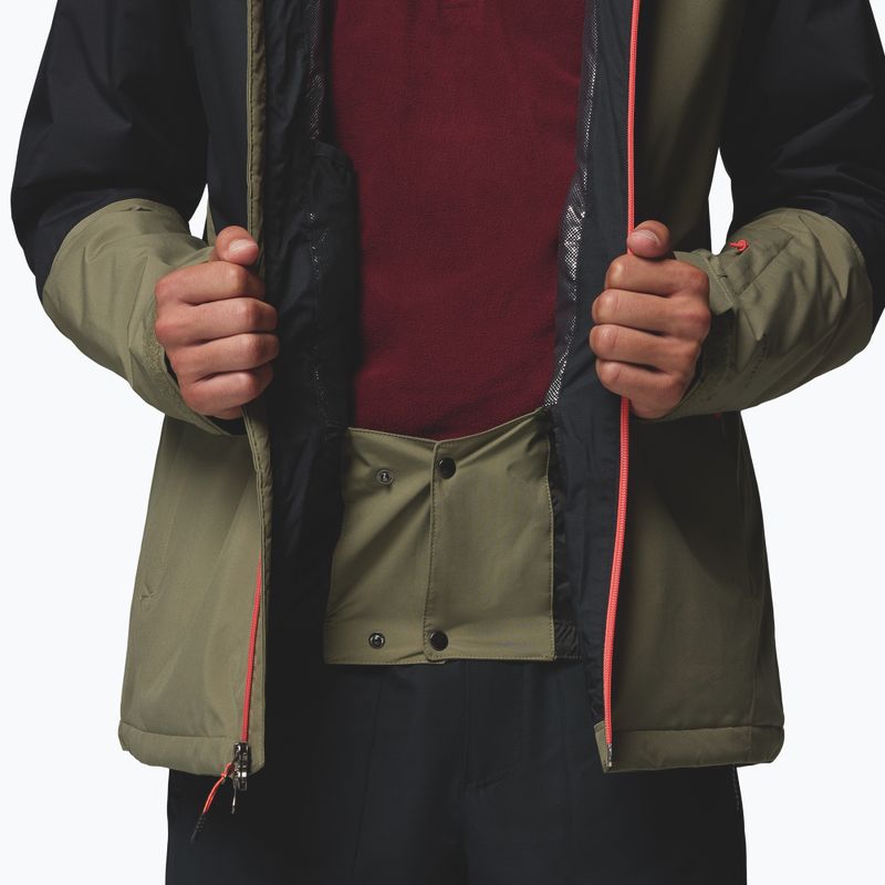 Giacca da sci uomo Columbia Iceberg Point II stone green/black 11