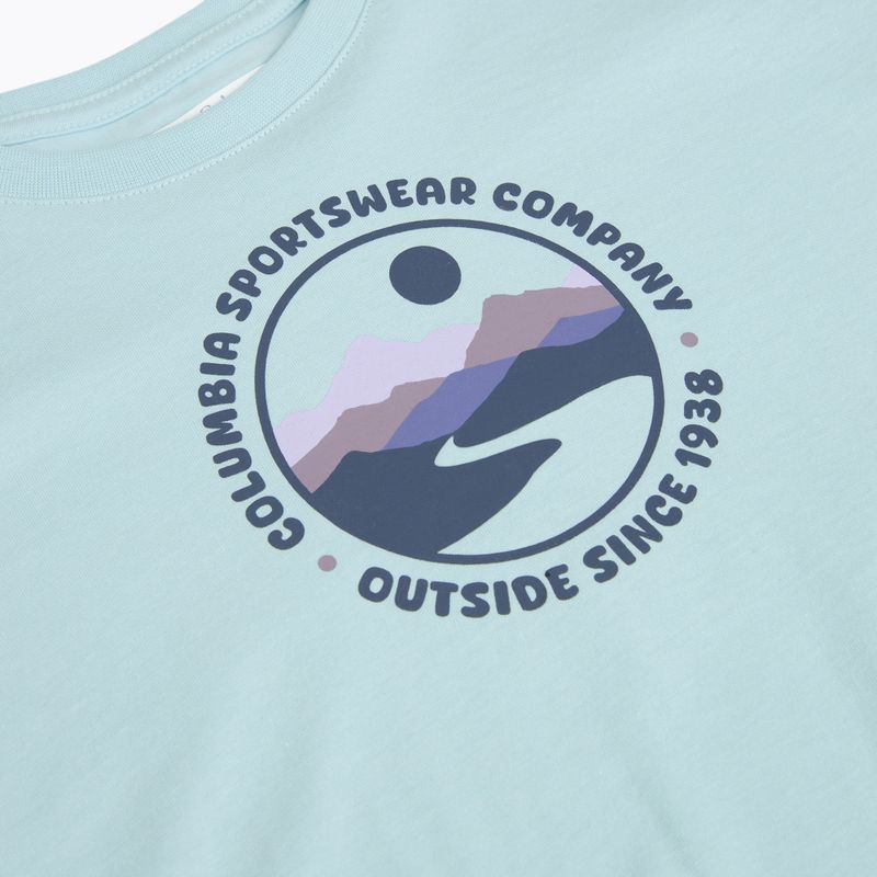 Maglietta per bambini Columbia Mission Lake II SS Graphic marine light/bubbly scoped view 3