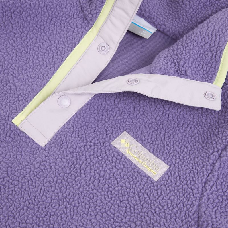 Felpa in pile per bambini Columbia Halvetia II Half Snap Fleece stormwatch/lavender pearl 3
