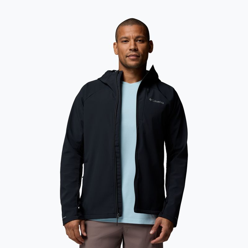 Giacca softshell da uomo Columbia Trailborne black 5