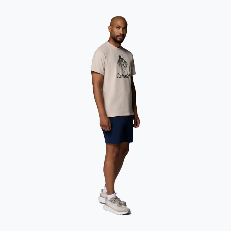 Maglietta da uomo Columbia CSC Seasonal Graphic dark stone/heavenly stacked gem 2