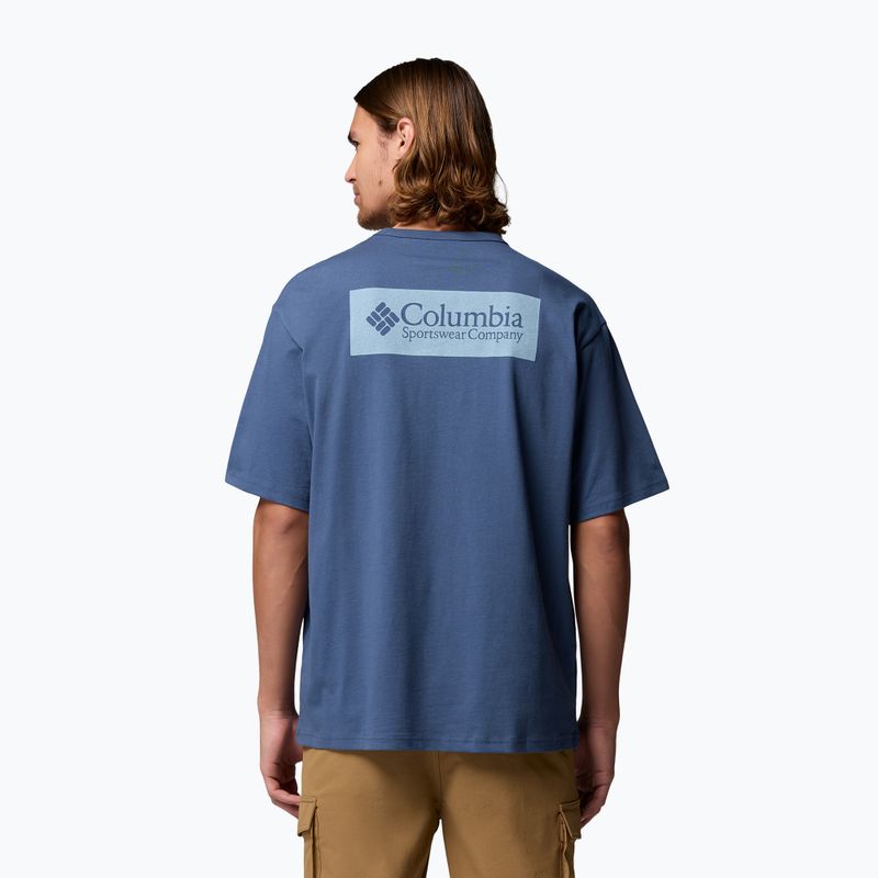 Maglietta da uomo Columbia CSC Heavyweight Iconic Tee dark mountain/csc box logo 3