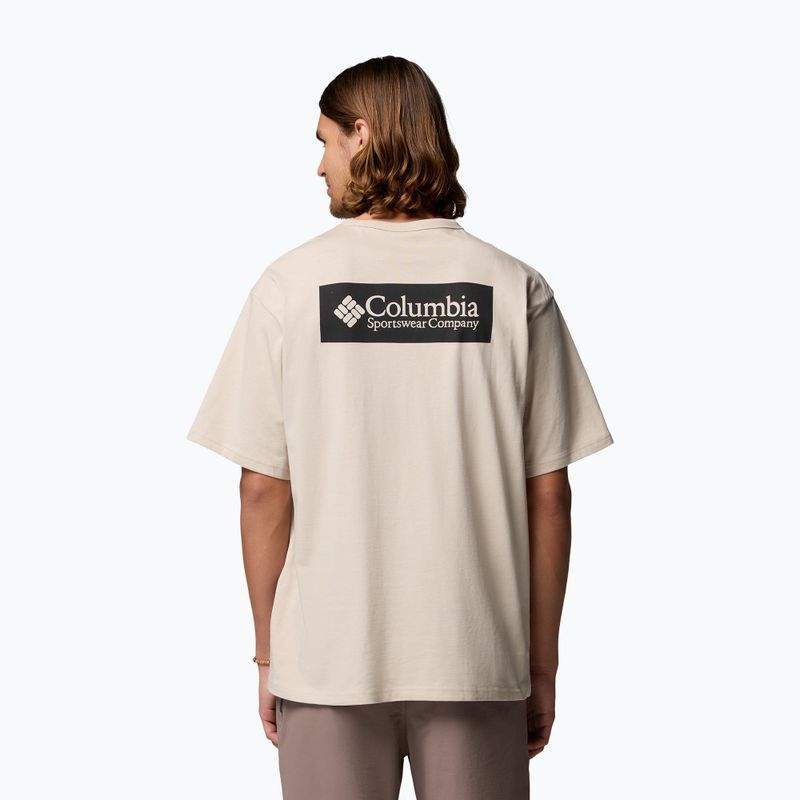 Maglietta da uomo Columbia CSC Heavyweight Iconic Tee dark stone/csc box logo 2