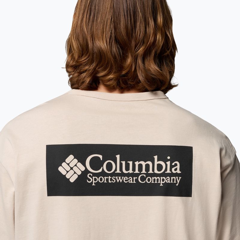 Maglietta da uomo Columbia CSC Heavyweight Iconic Tee dark stone/csc box logo 4