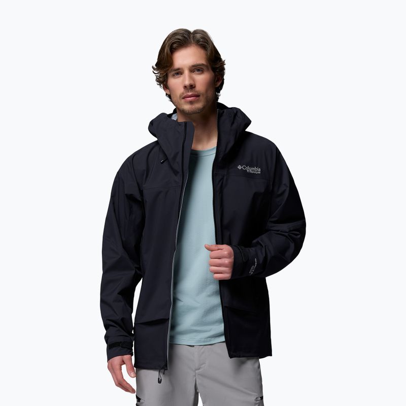 Giacca softshell da uomo Columbia Saudan Pro 3L black 5
